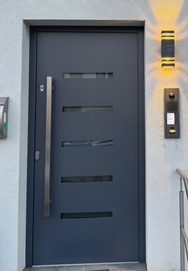 Aluminium- Hauseingangstür